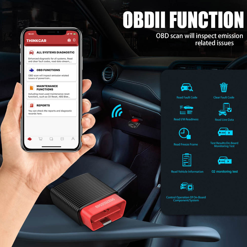 ThinkCar 2 Professional OBD2 Bluetooth for iOS Android Auto Scanner
